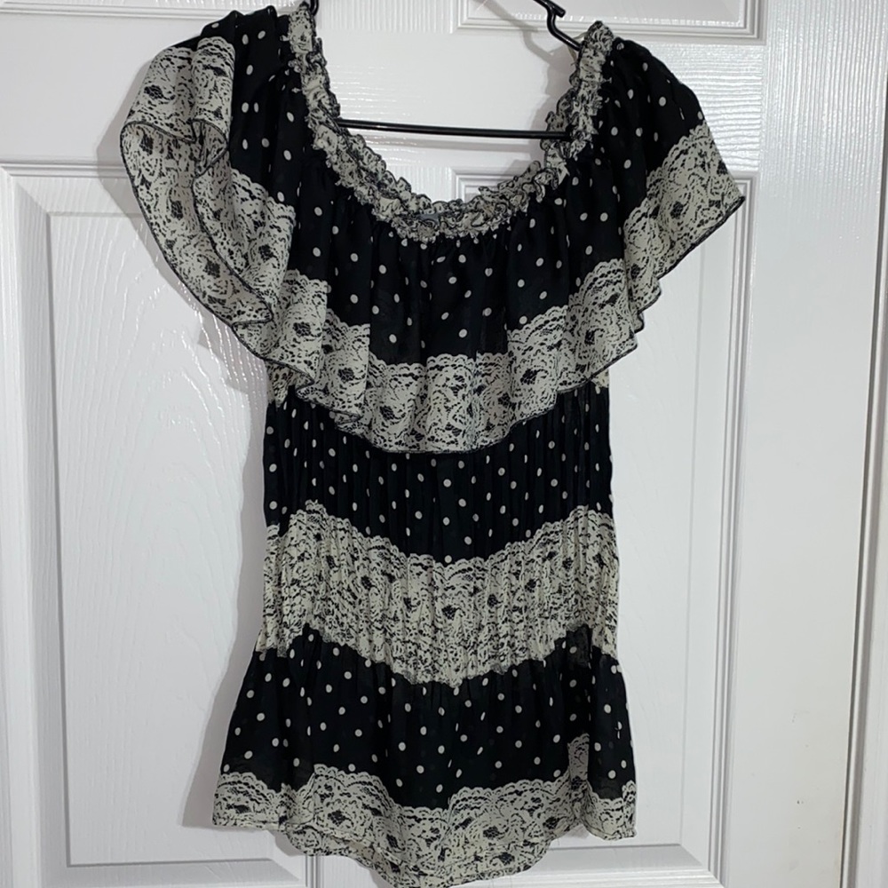 Off the shoulder blouse. Size S